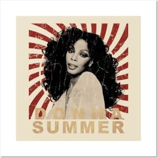 Donna Summer - vintageretro design Posters and Art